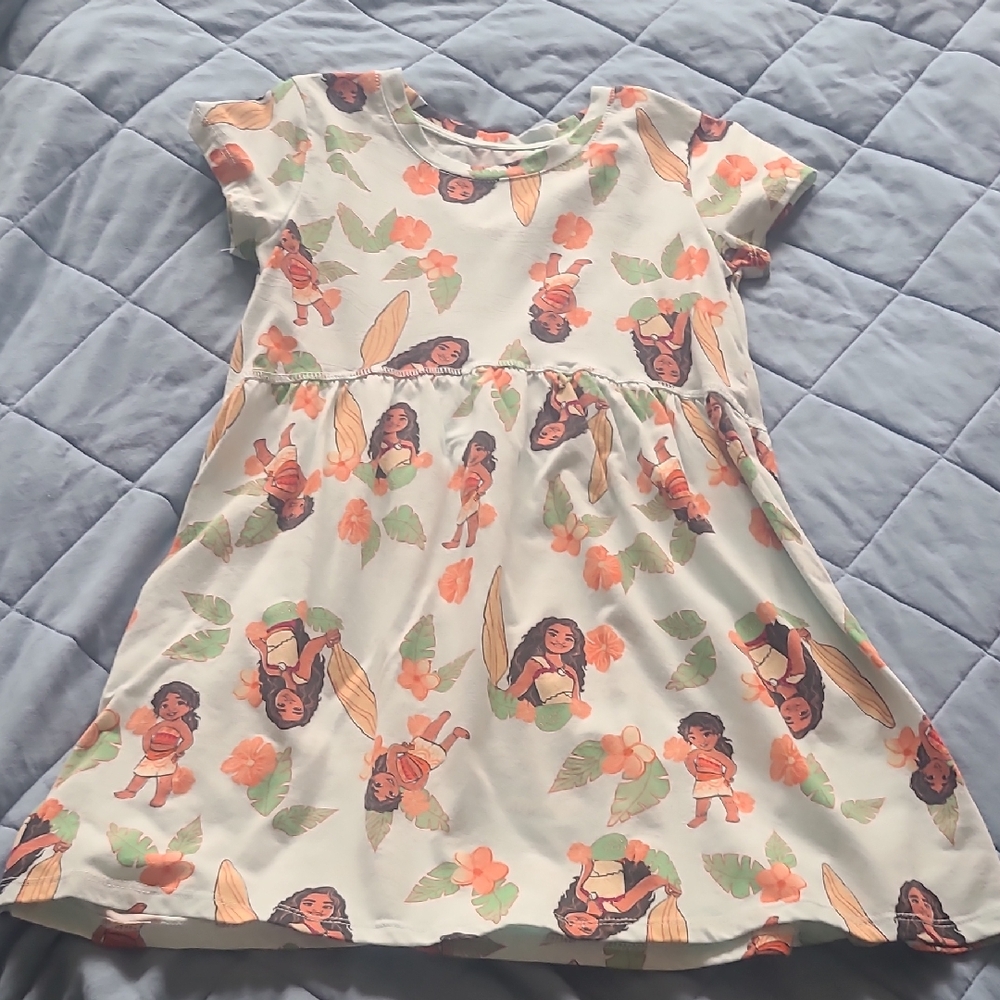 Moana 2 Short Sleeve Dress